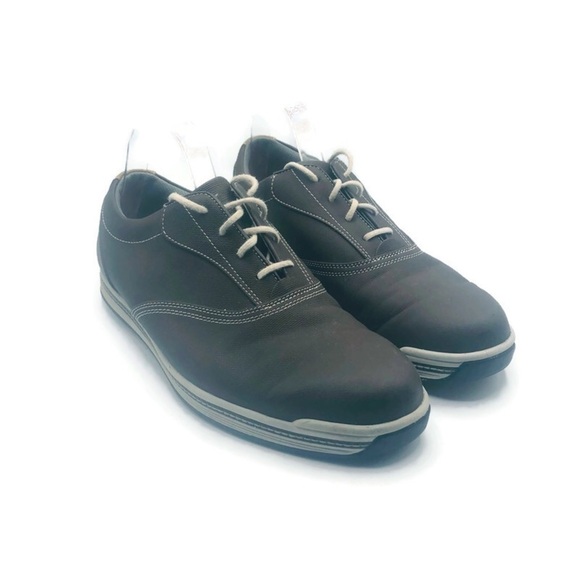 FootJoy 54263 Mens brown Contour Leather Spikeless Golf Shoes Size 11.5M - Picture 2 of 11